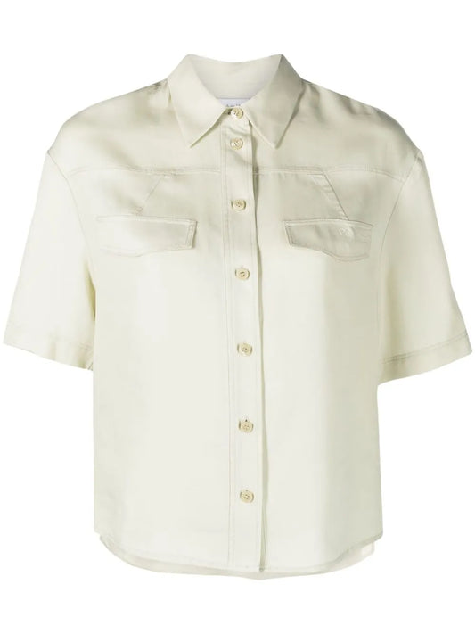 Embroidered-Logo Short-Sleeve Shirt