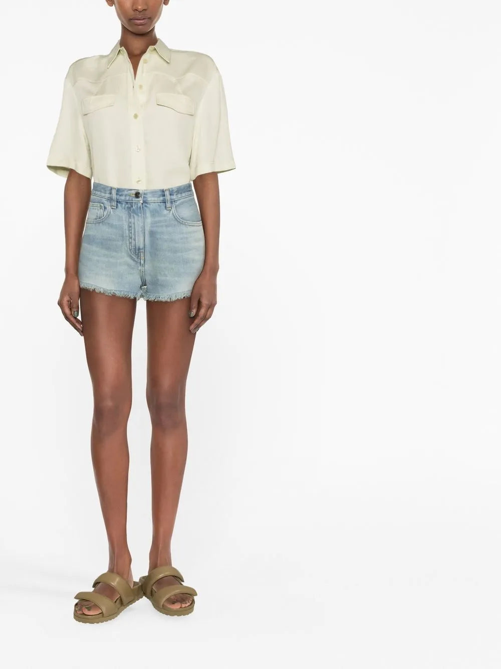 Embroidered-Logo Short-Sleeve Shirt