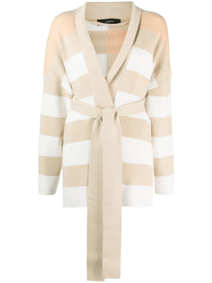 Striped Knitted Cardigan