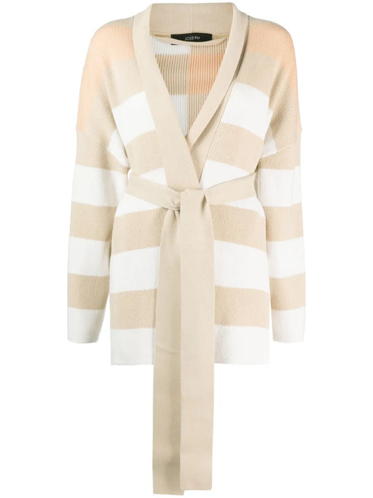 Striped Knitted Cardigan