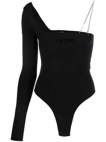 Bling One-Shoulder Bodysuit
