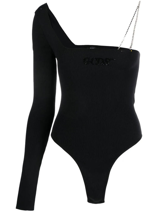 Bling One-Shoulder Bodysuit