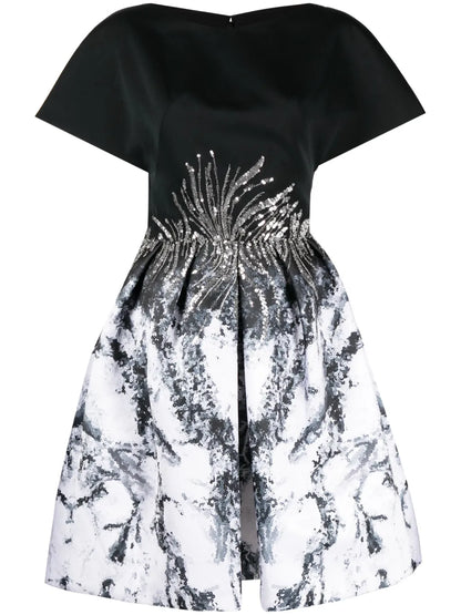 Bead-Embellishment Dress