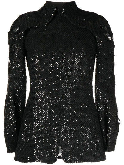 Sequin Ripped Jacket