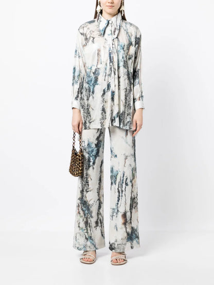 Sequin Asymmetrical Shirt