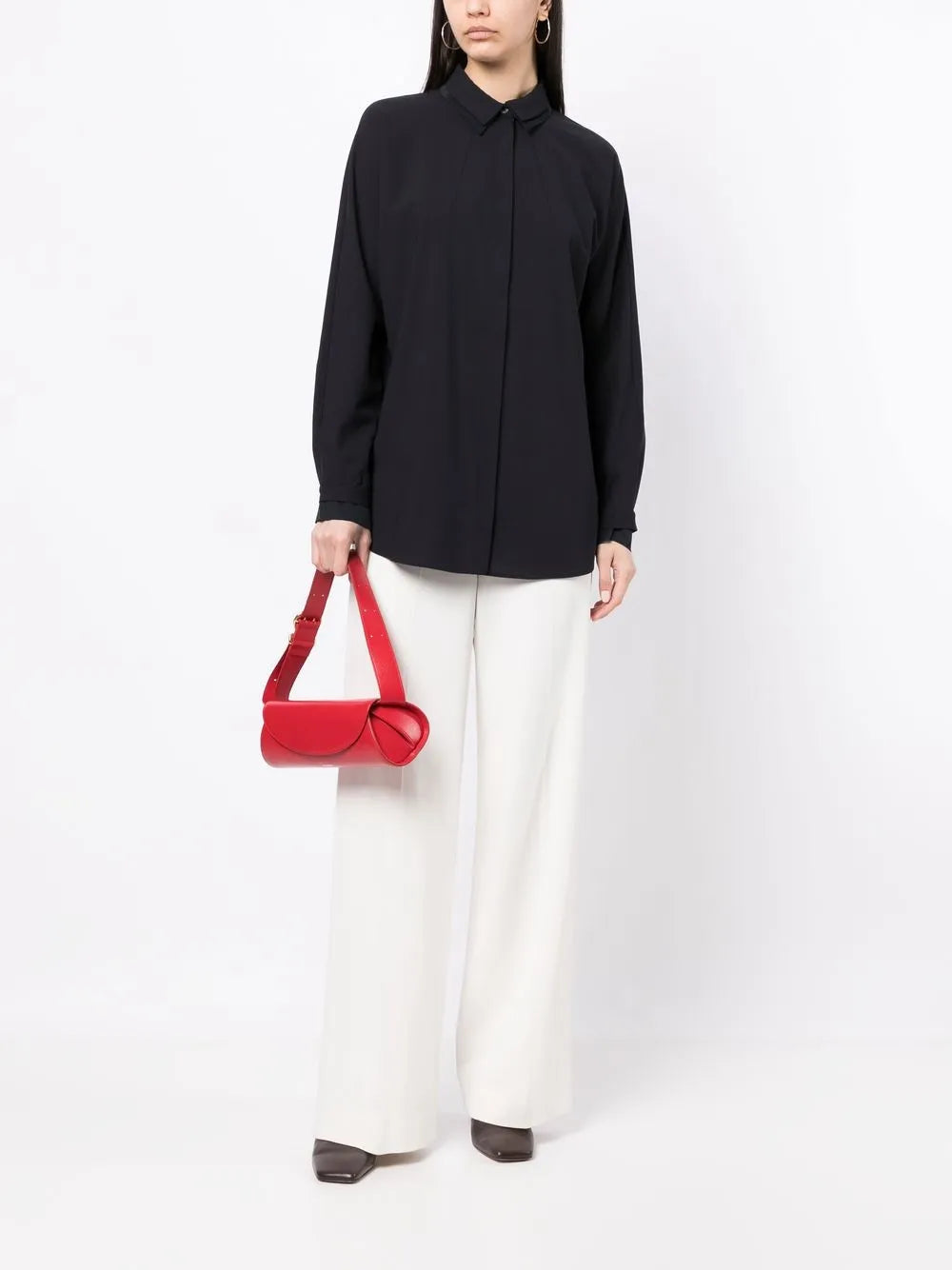 Oversized Long-Sleeve Shirt