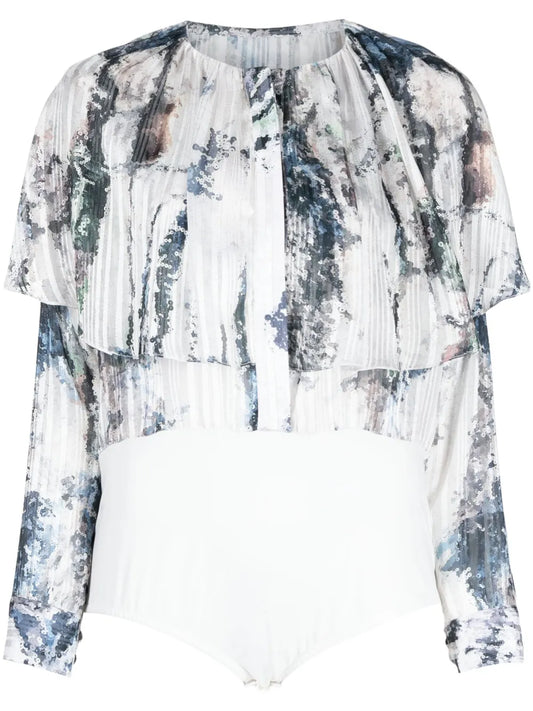 Silk Muslin Bodysuit