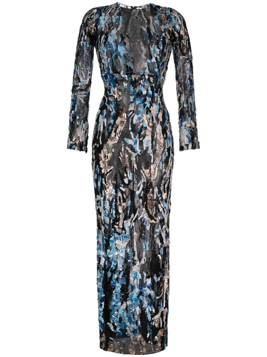 Bead Embellishment Tulle Dress