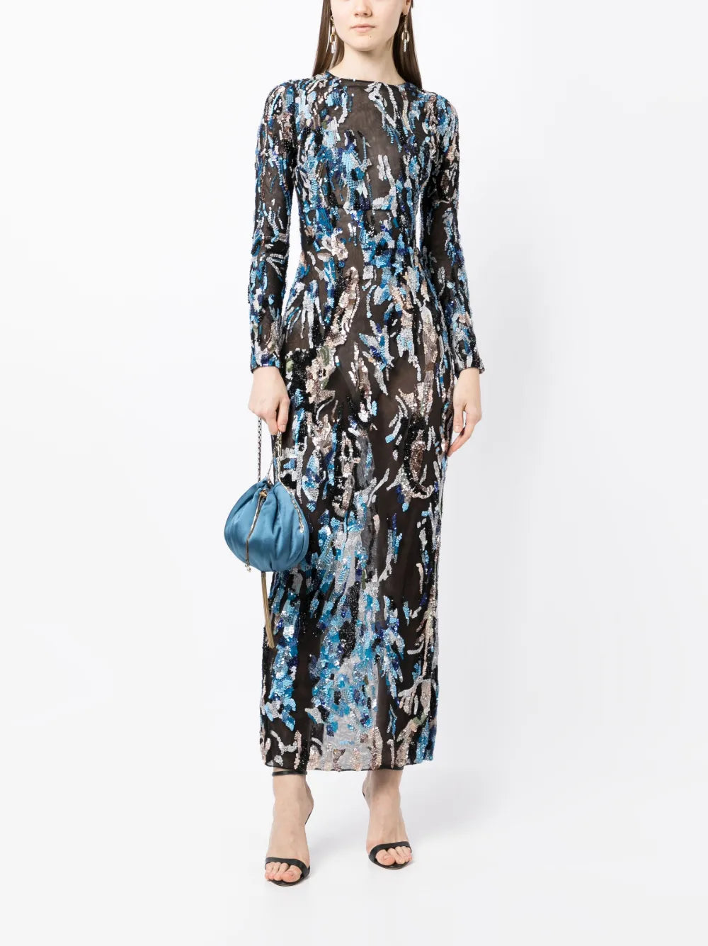Bead Embellishment Tulle Dress