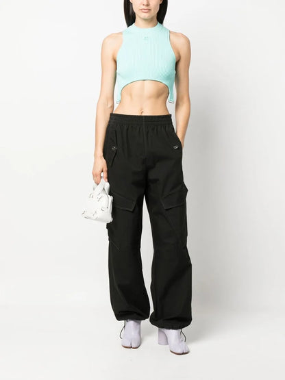 Logo-Patch Sleeveless Top