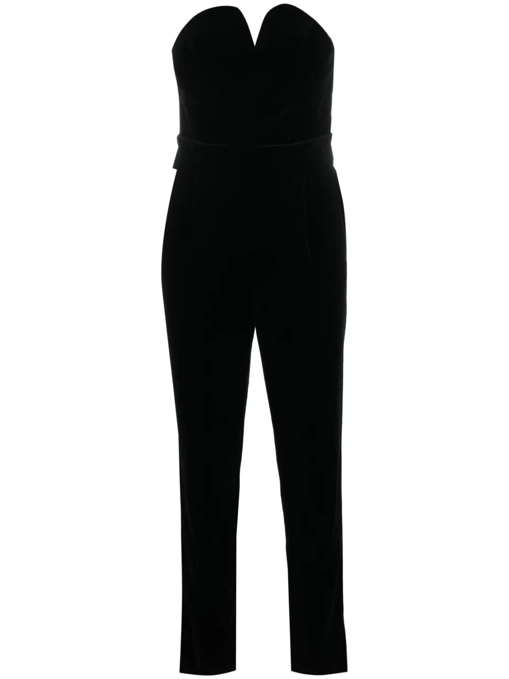 Jealousy Strapless Velvet Jumpsuit