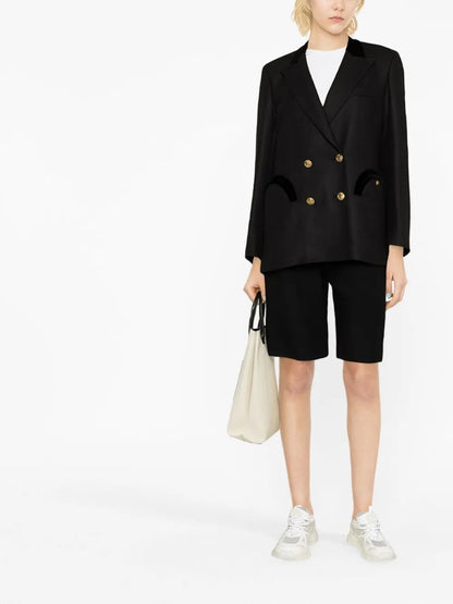 Tailored Double-Breasted Blazer