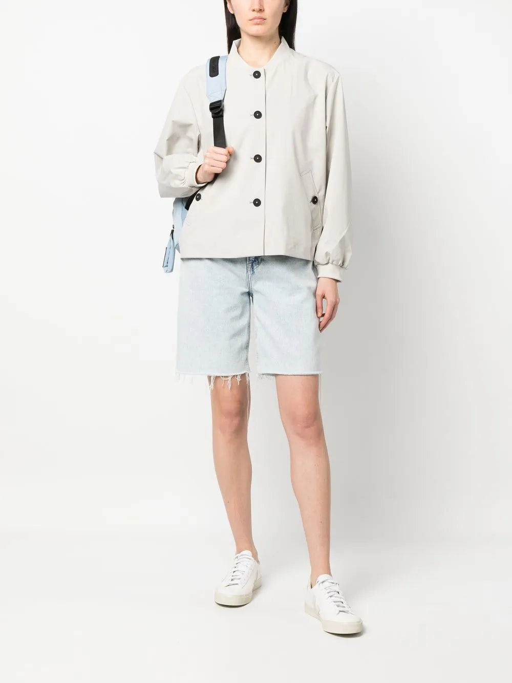 Logo-Print Bomber Jacket