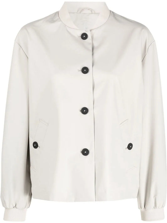 Logo-Print Bomber Jacket