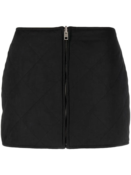Reversible Zip-Up Miniskirt