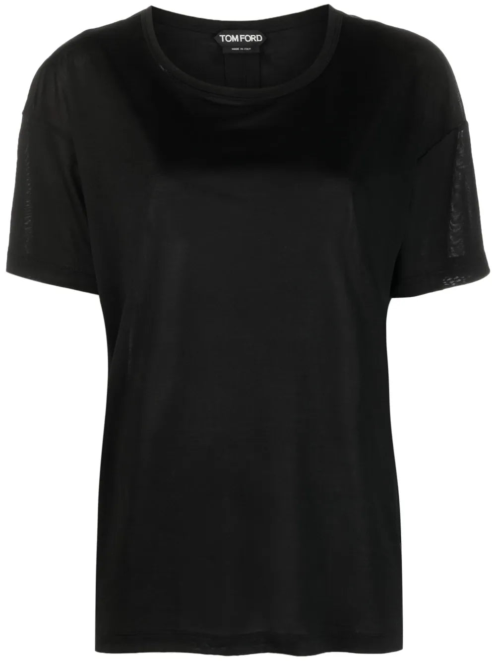 Short-Sleeved Silk T-Shirt