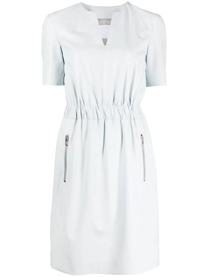 Elasticated Short Sleeved Dress