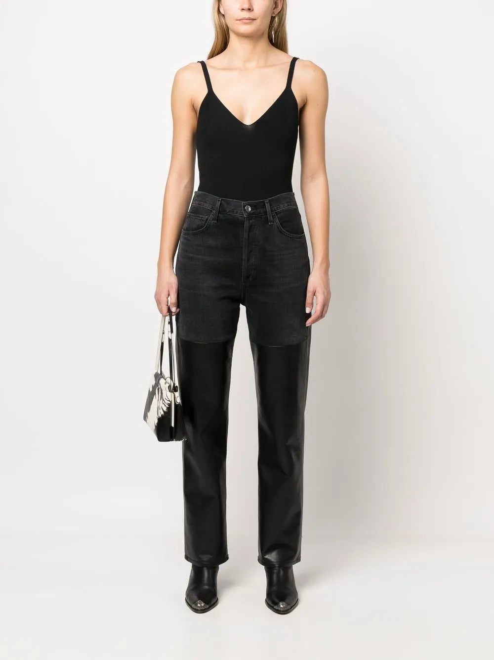Ribbed-Knit Singlet Top