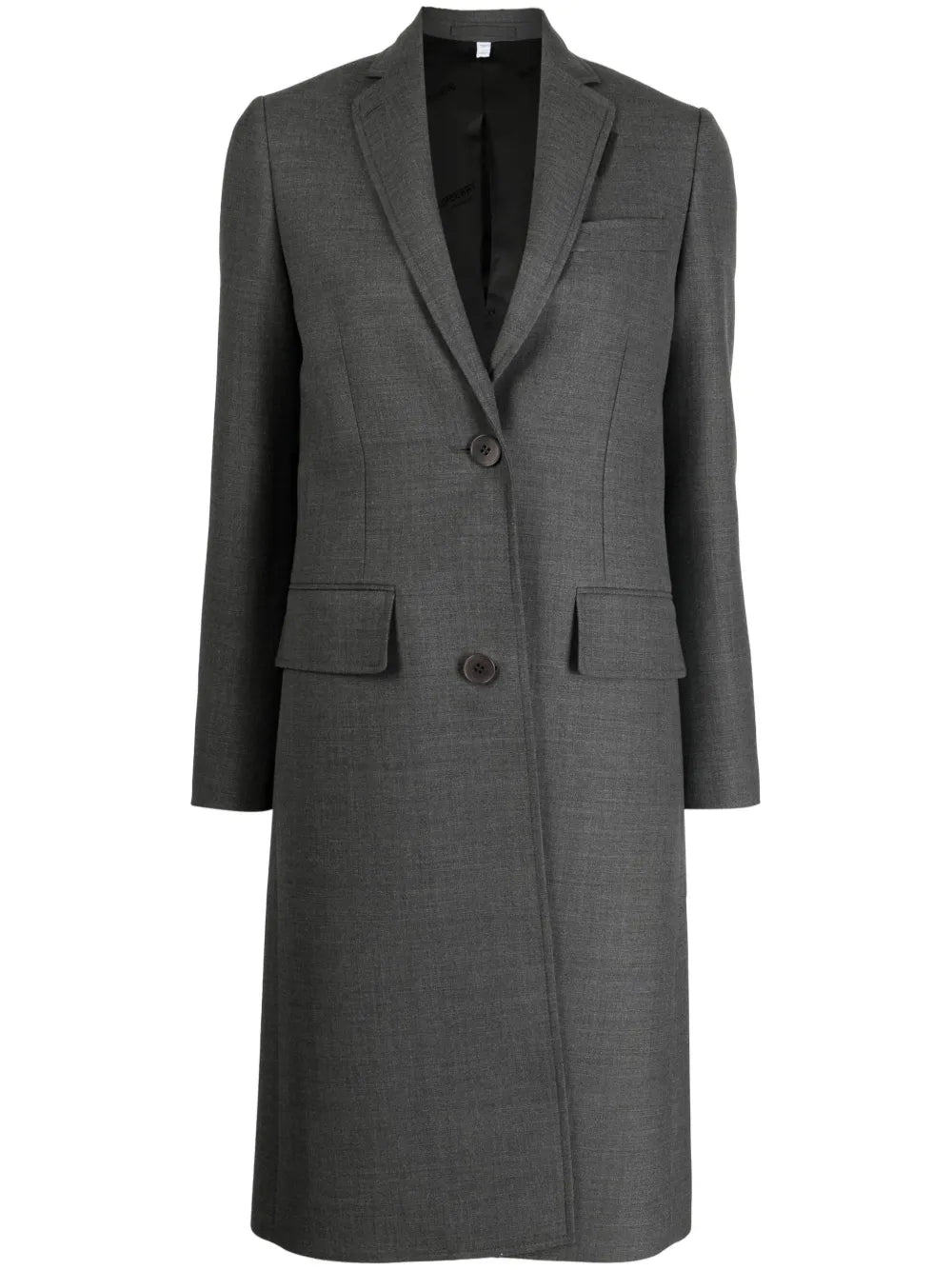 Tailored Single-Breasted Coat