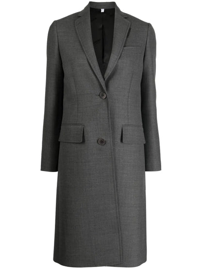 Tailored Single-Breasted Coat