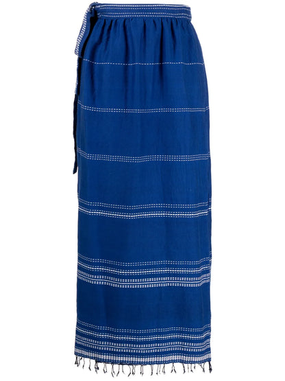 Inku Cotton Wrap Skirt