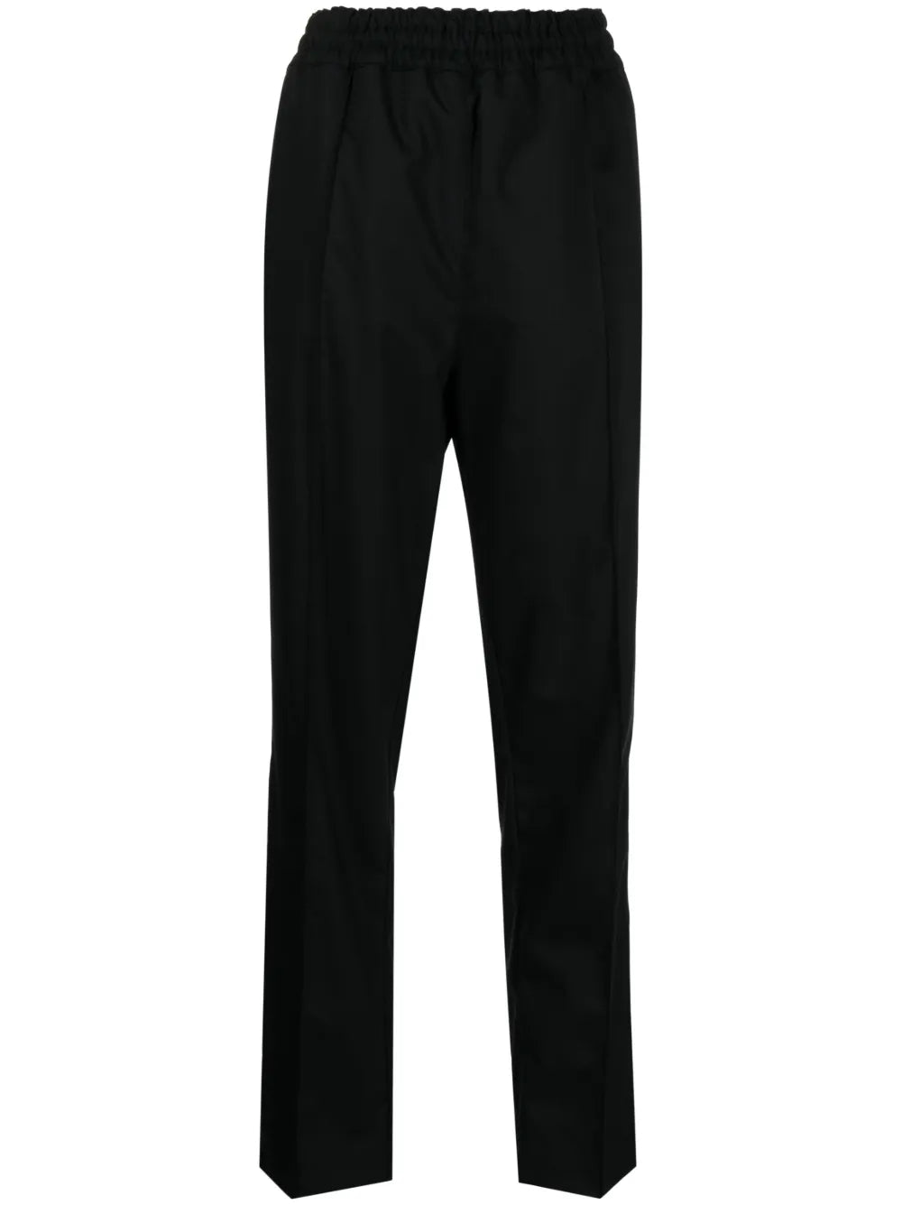 Elastic-Waist Wool Trousers