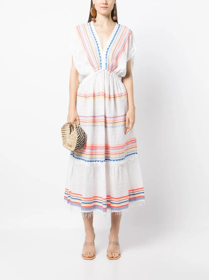 Bekah Plunging V-Neck Dress