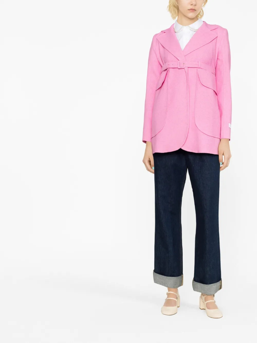 Maxi Pocket Single-Breasted Coat