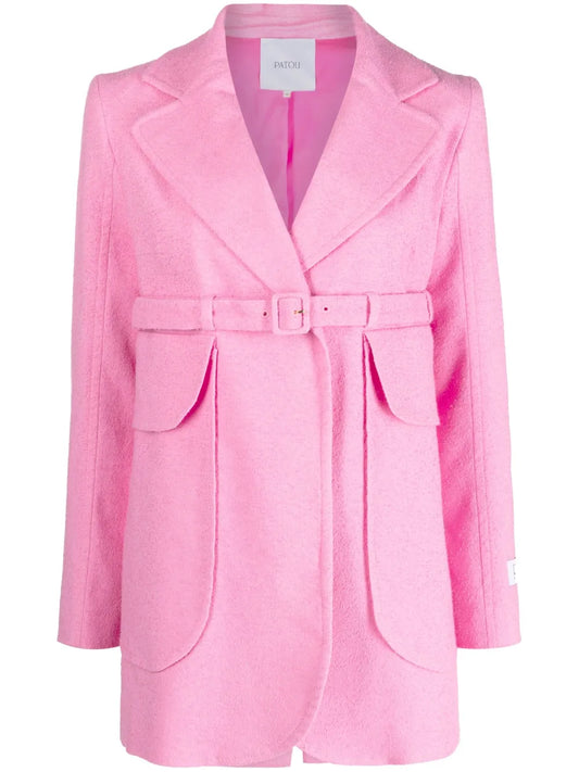 Maxi Pocket Single-Breasted Coat