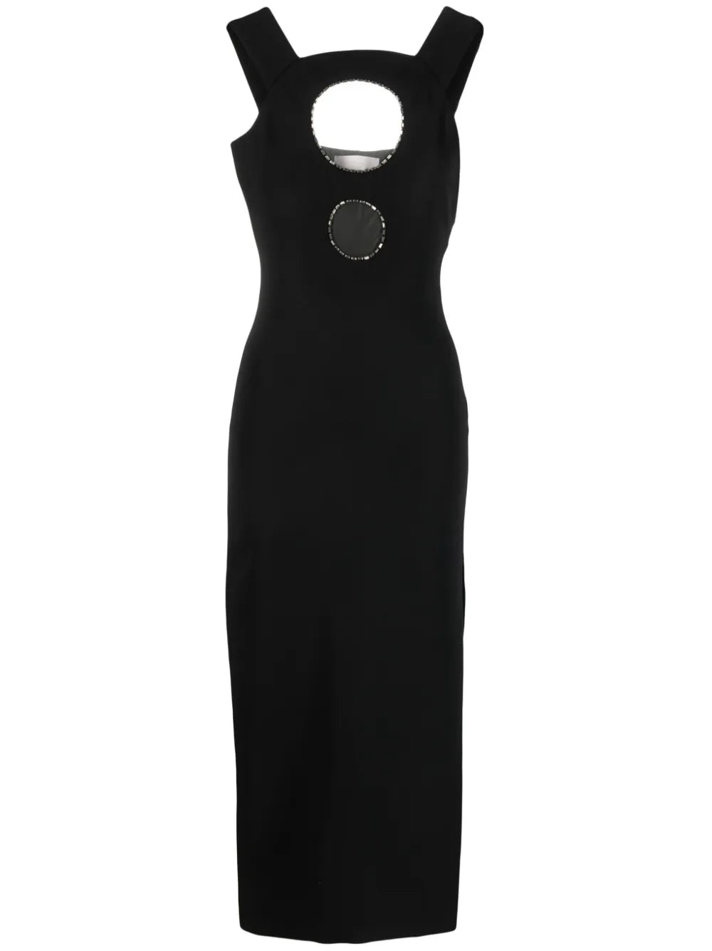 Round Cut-Out Sheath Dress