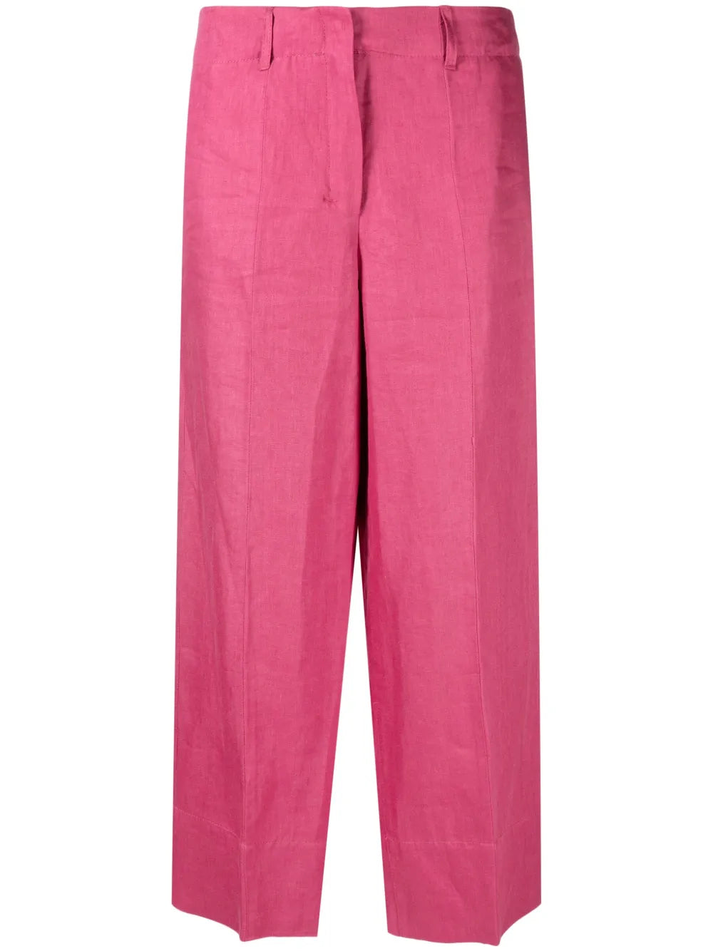 Pressed-Crease Cropped Trousers