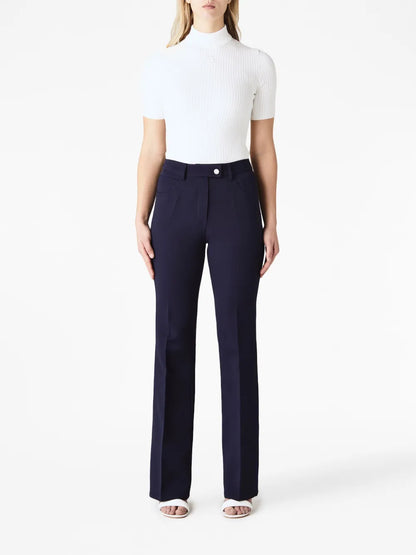 Low-Rise Bootcut Trousers