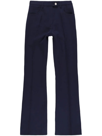 Low-Rise Bootcut Trousers