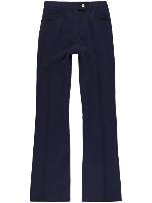 Low-Rise Bootcut Trousers