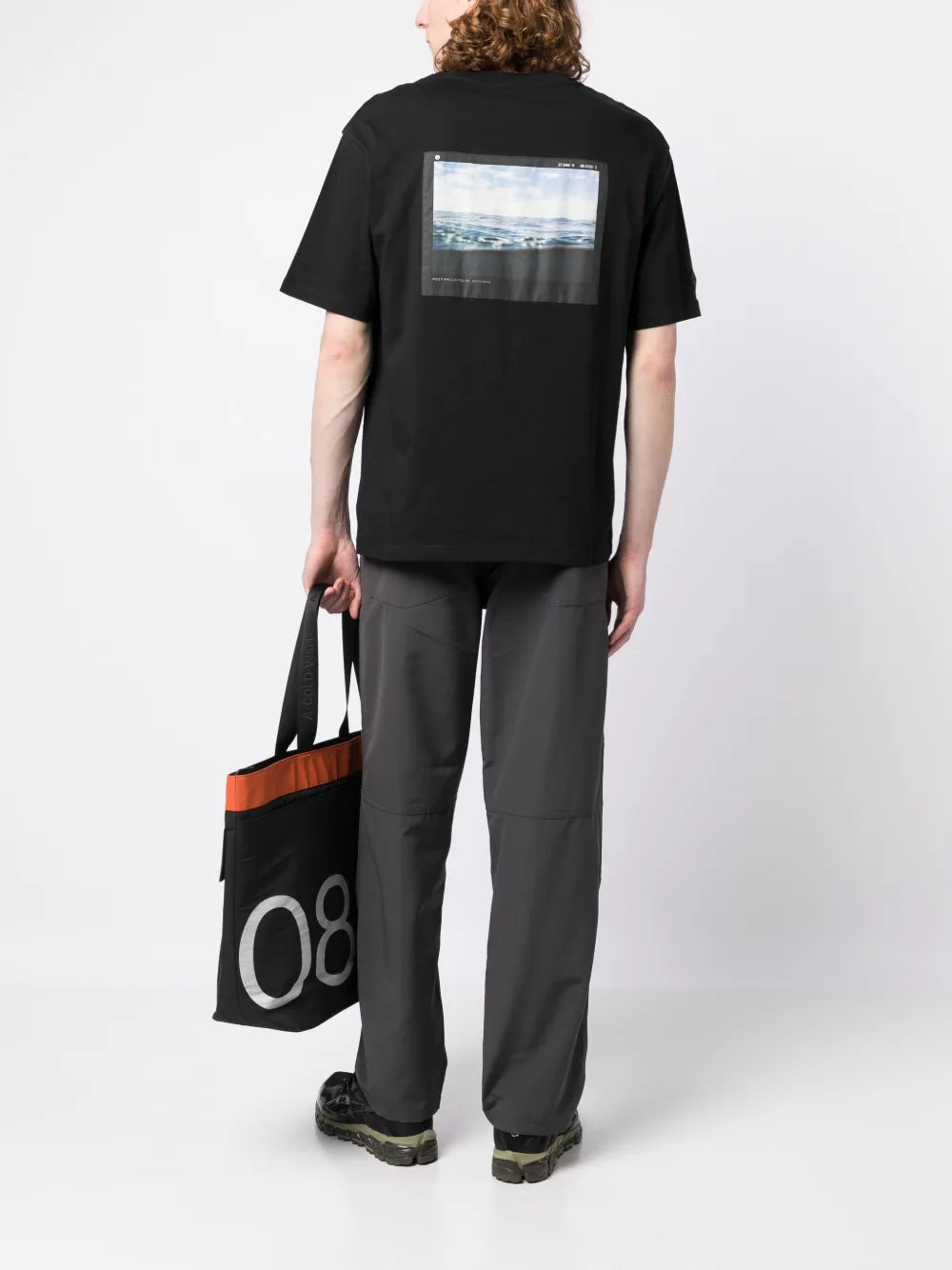 Photograph-Print Short-Sleeve T-Shirt
