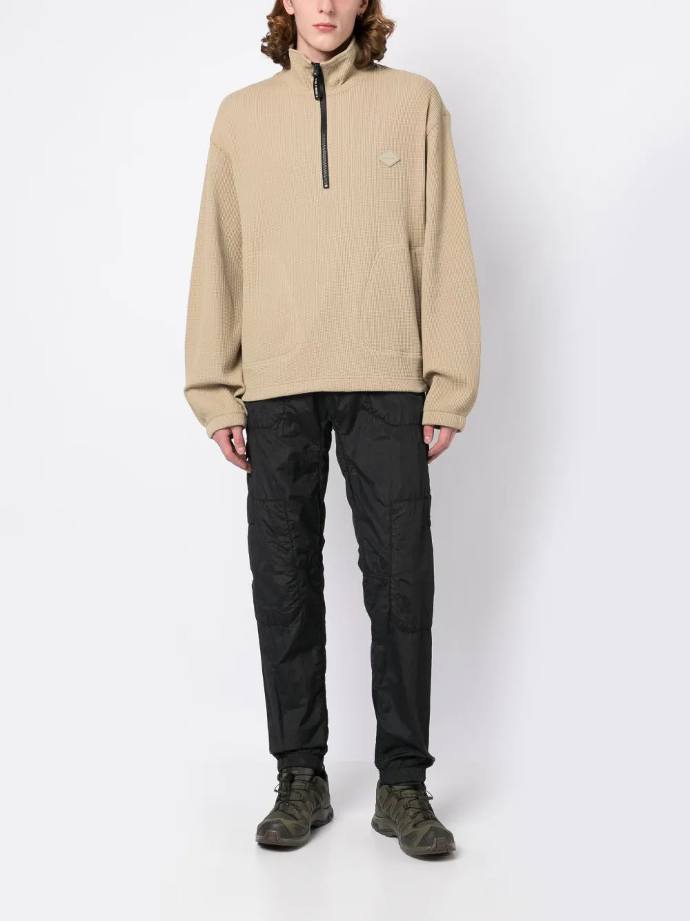 Waffle-Effect Polo-Shirt