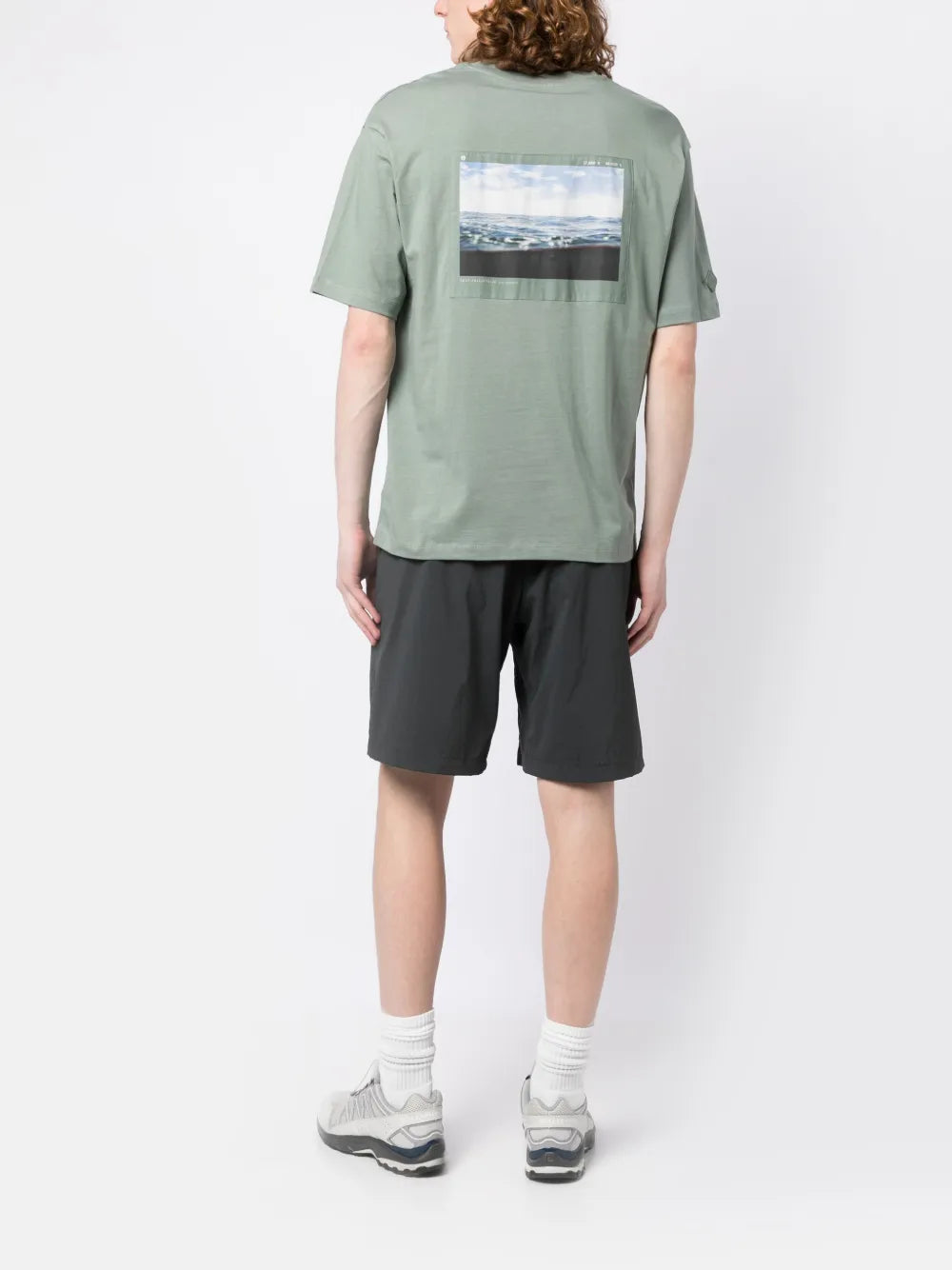 Photograph-Print Short-Sleeve T-Shirt