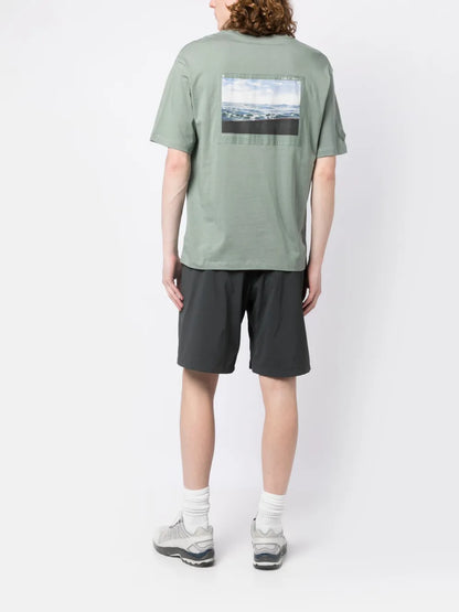 Photograph-Print Short-Sleeve T-Shirt
