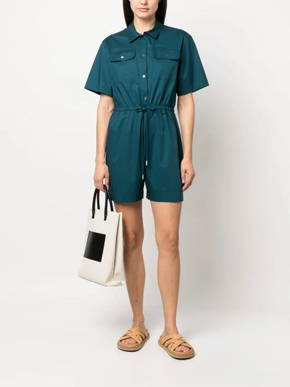 Pocket Short-Sleeve Playsuit