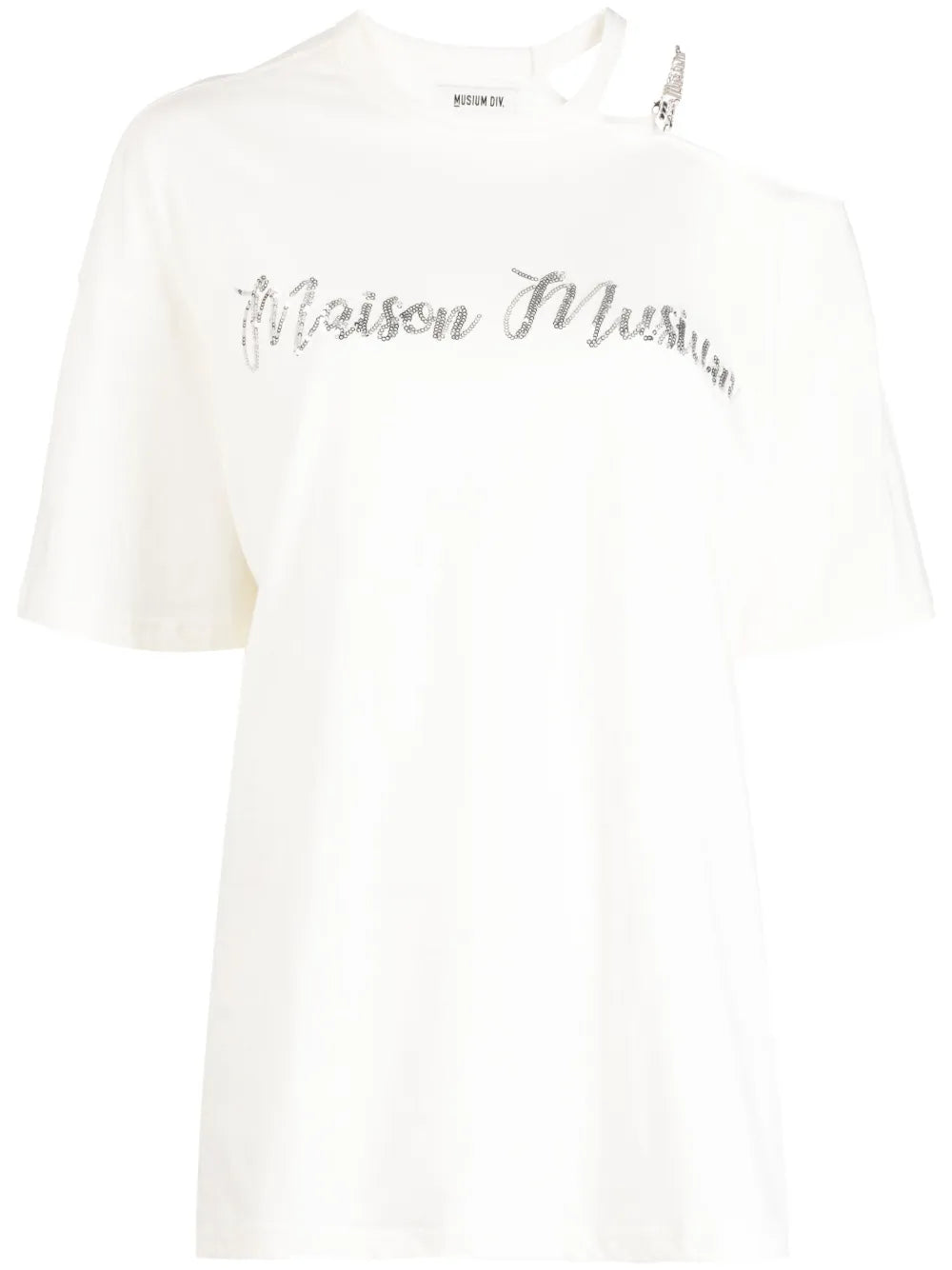 Embellished-Logo Cotton T-Shirt