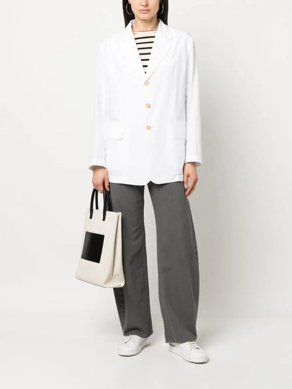 Single-Breasted Button Blazer
