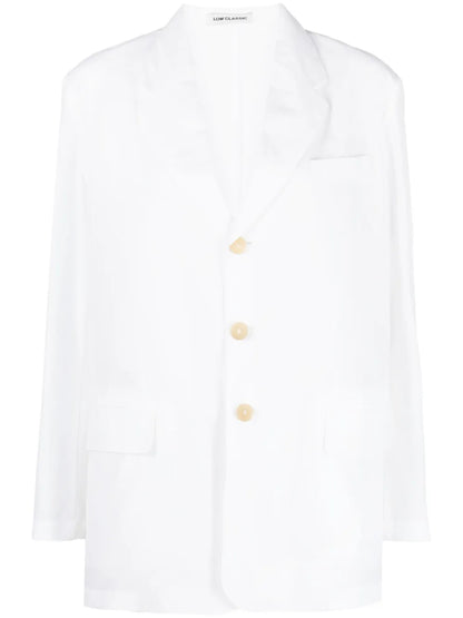 Single-Breasted Button Blazer
