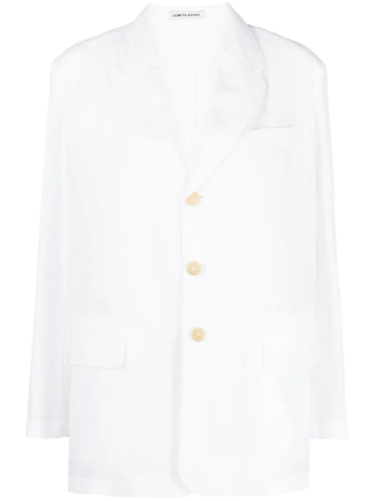 Single-Breasted Button Blazer