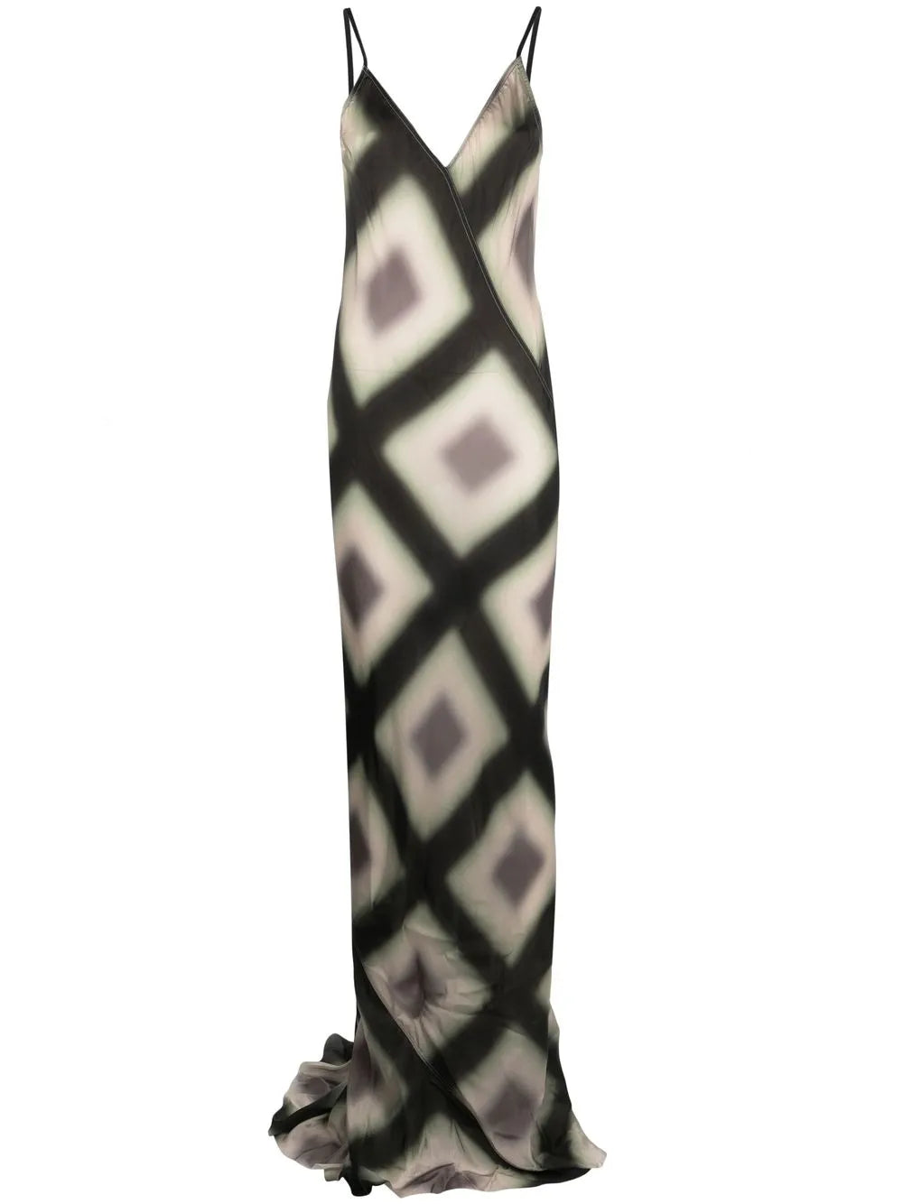Geometric-Print Slip Dress