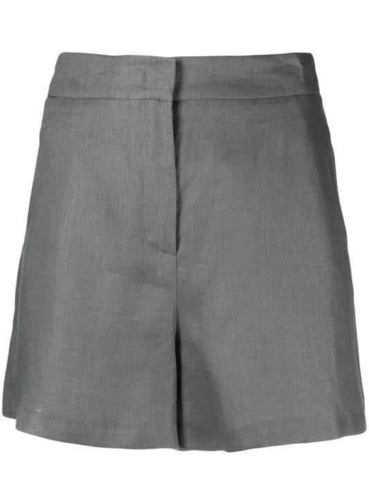 High-Waisted Tailored Shorts