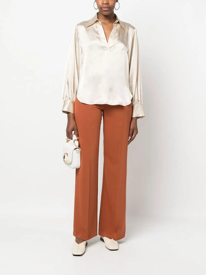 Tailored Straight-Leg Trousers