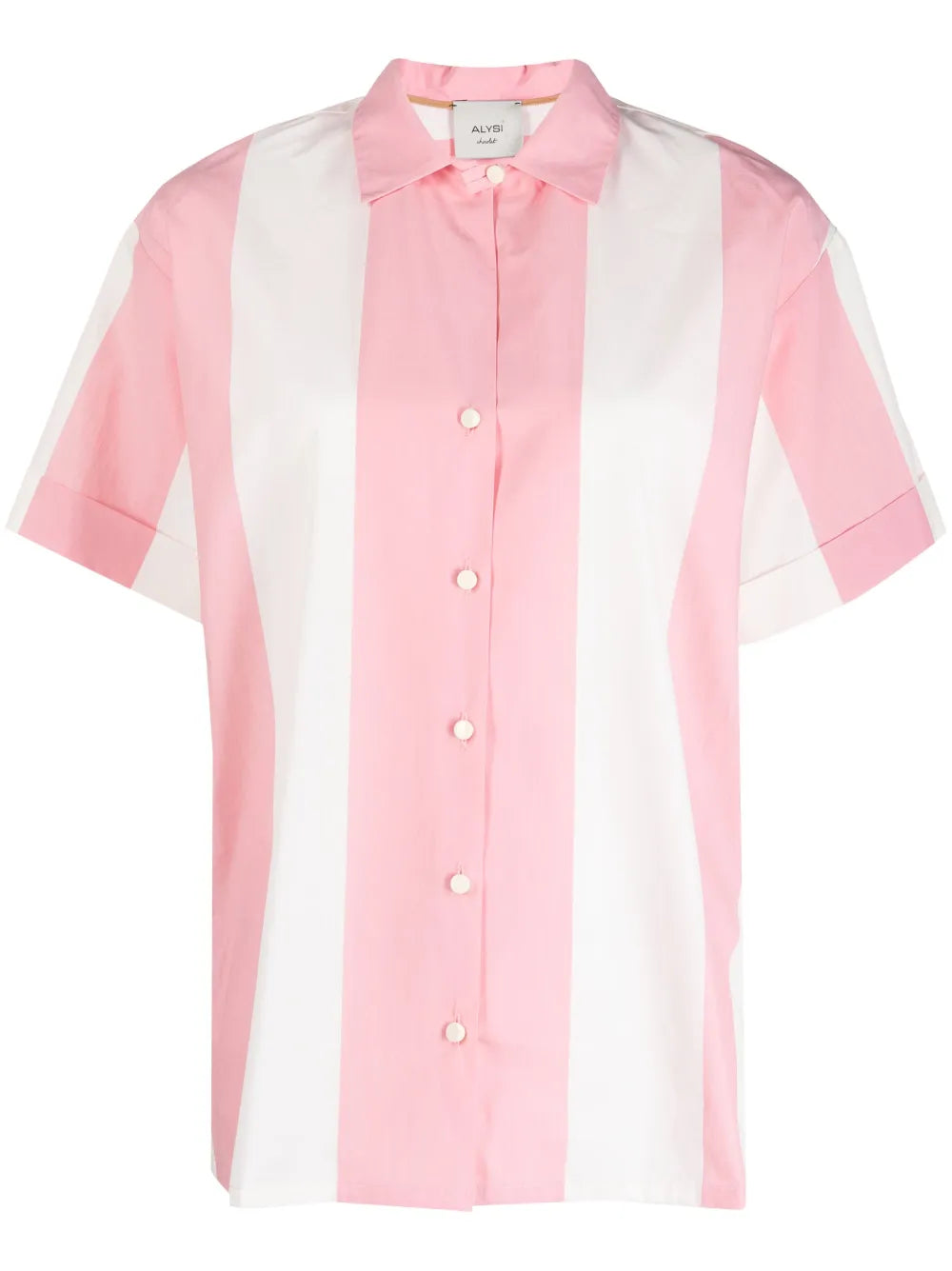 Maxi Striped Cotton Shirt
