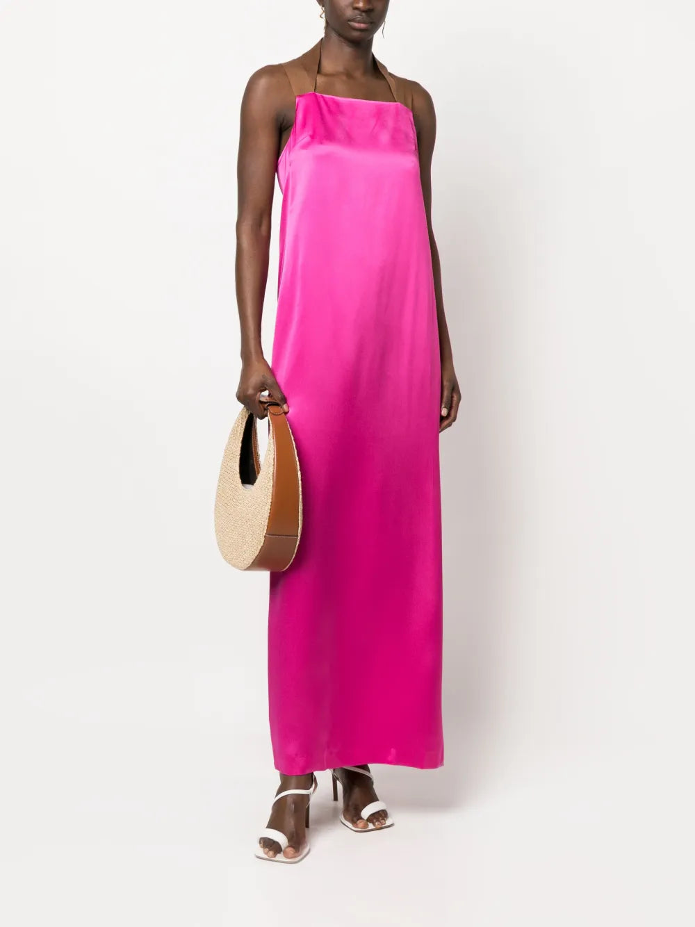 Satin Long Dress
