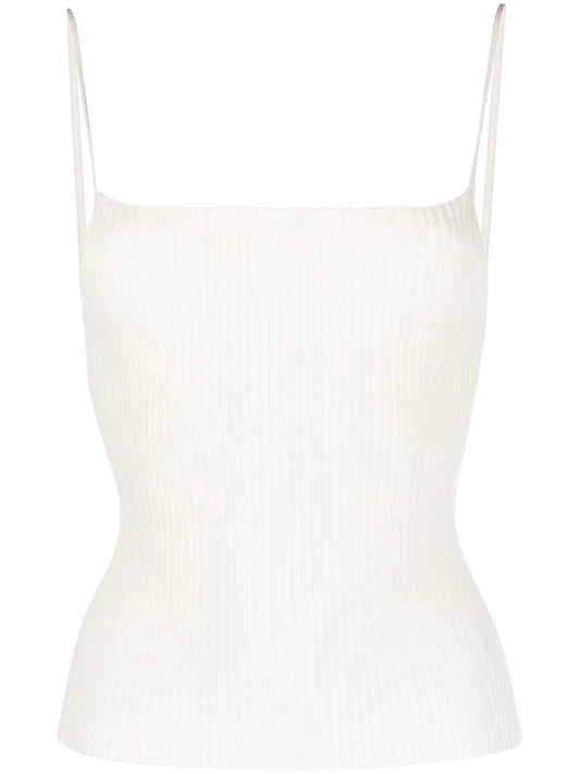 Breton Ribbed-Knit Top