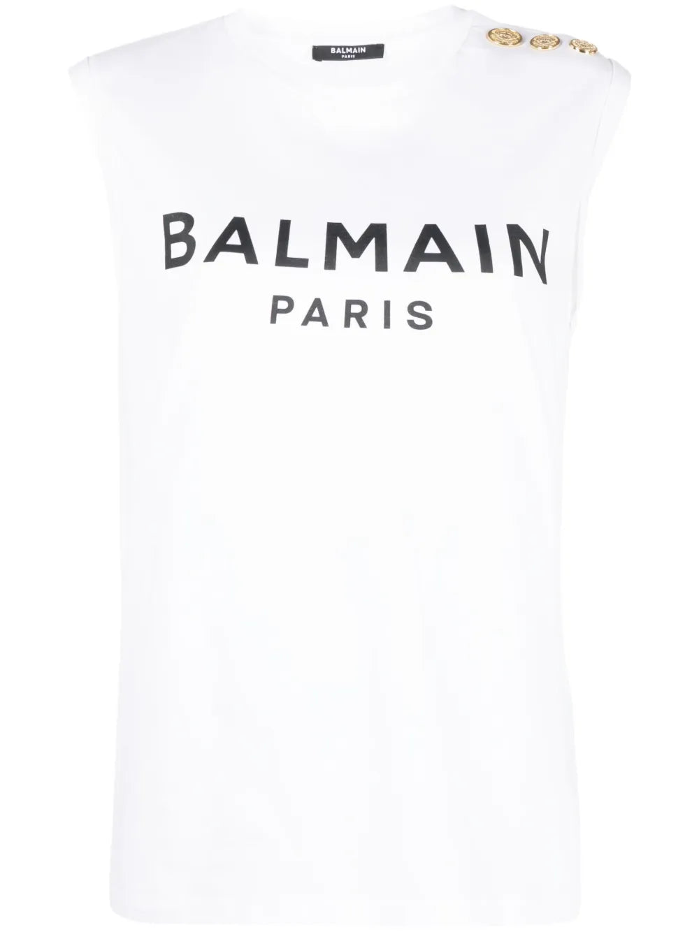 Logo-Print Detail Tank Top
